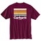 Carhartt Relaxed Fit Heavyweight Short-Sleeve Pocket Line Graphic T-Shirt, Port, 4XL, REG 105713-PRT4XLREG - alternate 1
